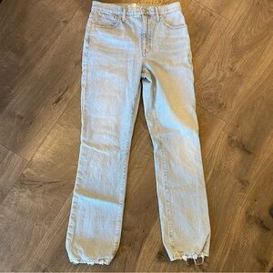 Madewell Slim Demi Boot Jeans Size 28